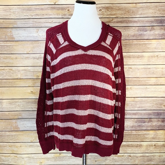 Free People We The Free Fluffy Lou Crochet Sweater - Picture 2 of 8